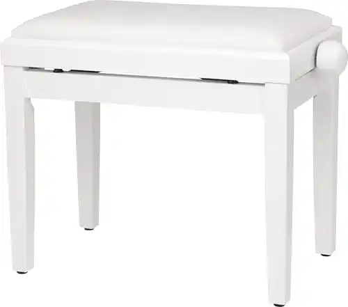 Steinmayer Pianobank Weiß-matt, höhenverstellbar 47-56 cm