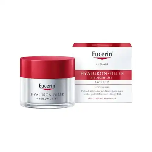 Eucerin Hyaluron Filler + Volume Lift Tagespflege für trockene Haut, 50 ml