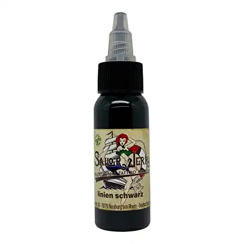 Sailor Jerry Tattoofarbe Liner Black von Deep Colours