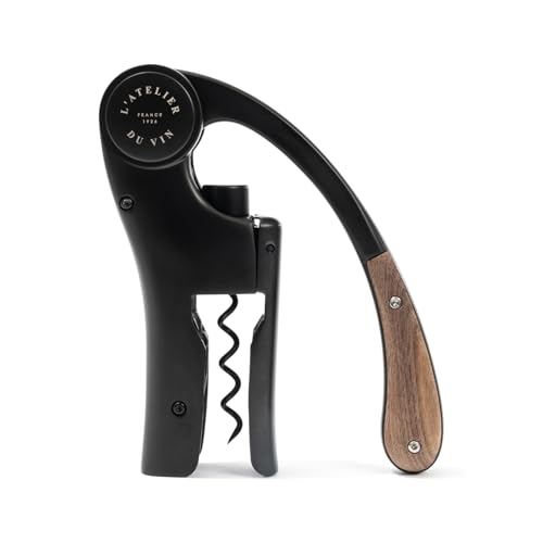 Hebelkorkenzieher von L’Atelier du Vin Oeno Motion Wood & Black