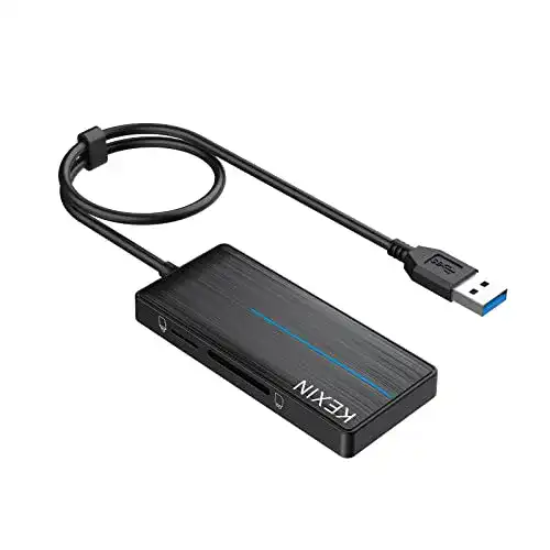 USB-C Hub Kexin mit 3 USB 3.0 Ports und SD-Kartenleser