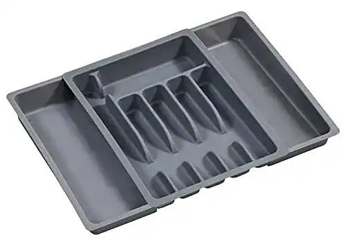 Besteckkasten Kesper 30087 ausziehbar aus Kunststoff