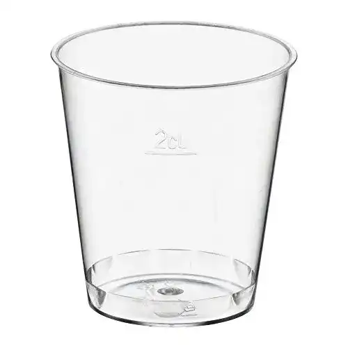 Einweg-Schnapsglas 2cl aus Polystyrol, 250 Stück
