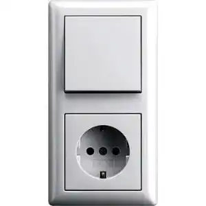 Gira Schalter Serie Standard 55 Steckdosen Komplett-Sets