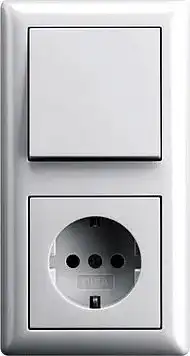 Gira Schalter Serie Standard 55 Steckdosen Komplett-Sets
