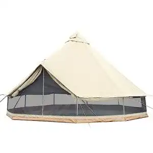 Baumwollzelt KingCamp Khan 400 Tipi Zelt für 6 Personen