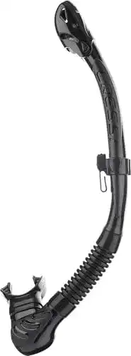 Trockenschnorchel Cressi Alpha Ultra Dry in Schwarz – Unisex