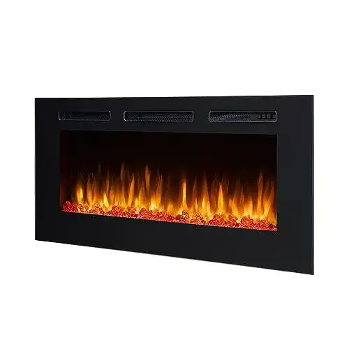 Balderia Elektrokamin Fiamma 48″ Elektrischer Einbaukamin