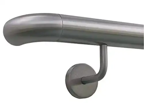 Edelstahl Handlauf TIBU 33,7 mm Geländer in Längen von 0,3 m bis 6 m