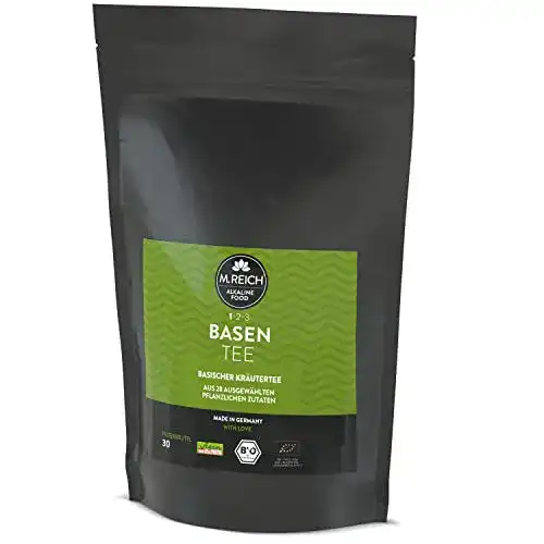 Basentee M. Reich, 30 Beutel basischer Tee mit 28 Zutaten