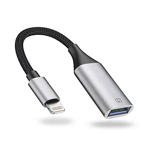 IVSHOWCO Lightning-auf-USB-Adapter für iPhone und USB-Geräte