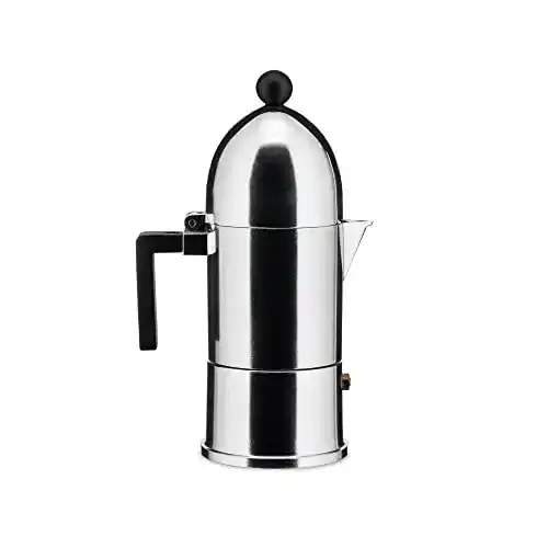 Alessi Espressokocher La Cupola 3 Tassen aus Gußaluminium
