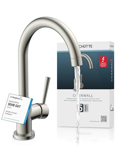 Schütte Cornwall 79129 Küchenarmatur Niederdruck mit hohem Auslauf