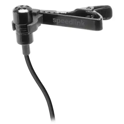 Ansteckmikrofon Speedlink SPES Clip-On mit Halteklipp