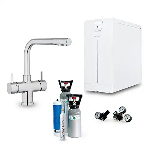 Sodaarmatur Untertisch-Trinkwassersystem mit 5-Wege-Armatur