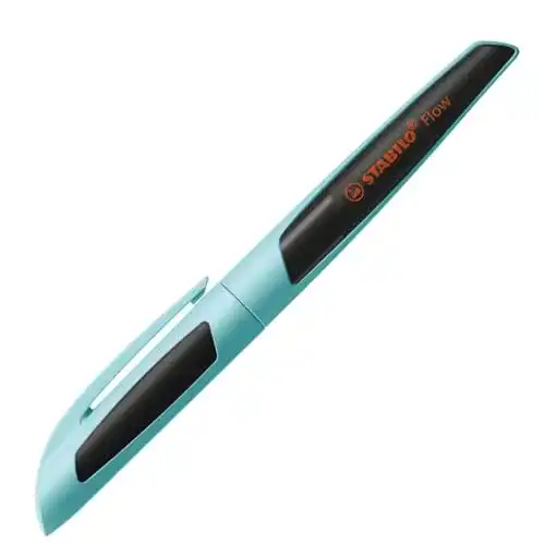 Füller Stabilo Flow Sporty in Hellblau/Schwarz mit Patrone