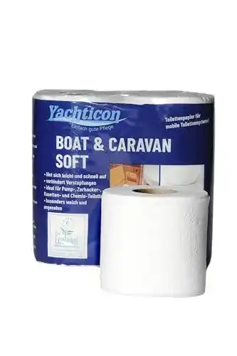 Selbstauflösendes Toilettenpapier Yachticon 4er Pack