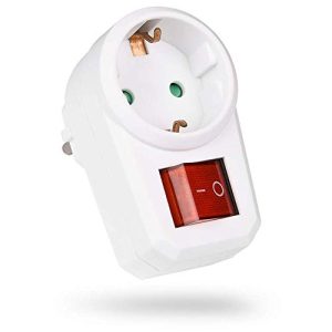 Zwischenstecker mit Schalter von Heitech Promotion GmbH