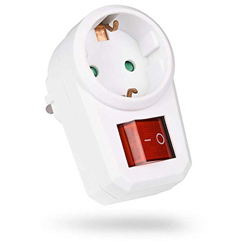 Zwischenstecker mit Schalter von Heitech Promotion GmbH