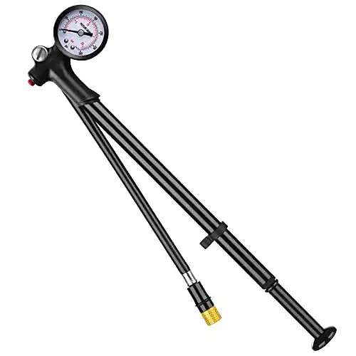 Dämpferpumpe Diyife Federgabel mit Manometer bis 300 PSI