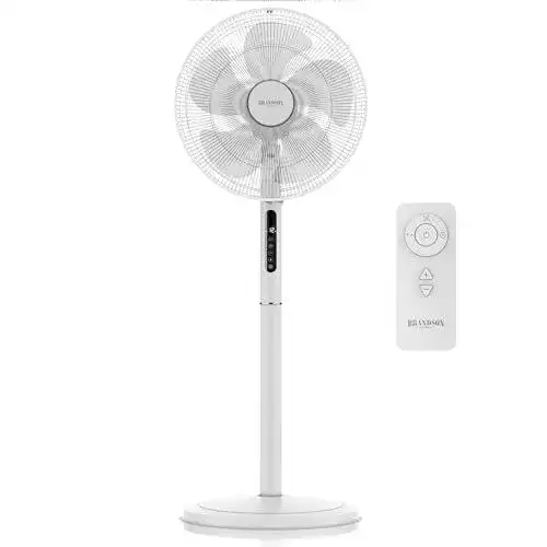 Brandson Standventilator mit energiesparendem DC Motor und Fernbedienung
