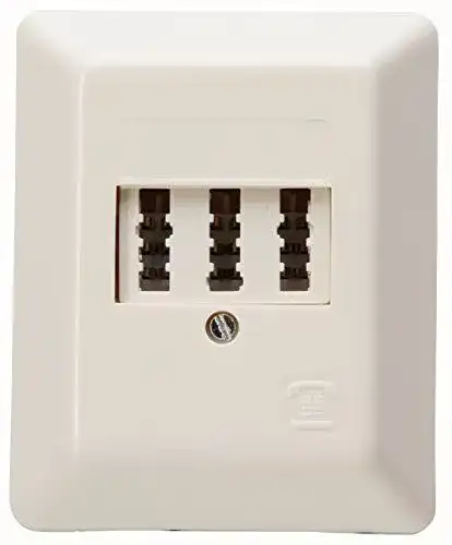 Telefondose Kopp 33369393 TAE-Anschlussdose Aufputz 3×6/6P