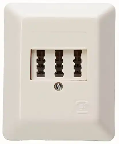 Telefondose Kopp 33369393 TAE-Anschlussdose Aufputz 3×6/6P