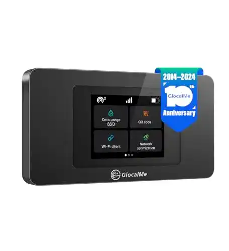 Mobiler WLAN-Router GlocalMe Duoturbo mit 4G LTE und Cloud SIM-Technologie