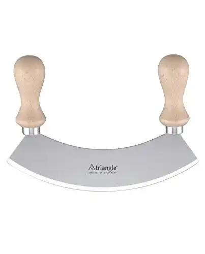 Wiegemesser Triangle 43 231 23 02, 23 cm, einseitig, Holzgriff