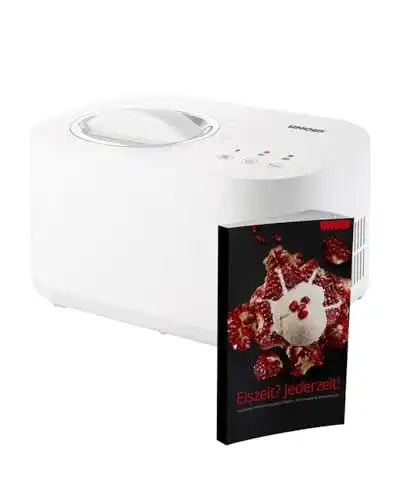 Unold 488209 Eismaschine Snow mit Eisbuch und 101 Rezepten