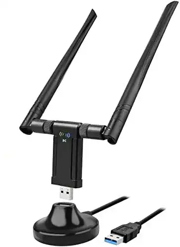 WLAN Stick mit Antenne Wonsun 1200 Mbit/s Dualband WLAN Adapter