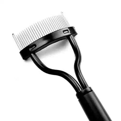 Wimpernkamm für Wimpernverlängerungen mit Edelstahl-Ende