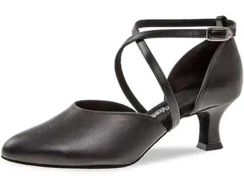 Tanzschuhe Diamant 048-068-034 für Damen in Schwarz, Größe 38 EU