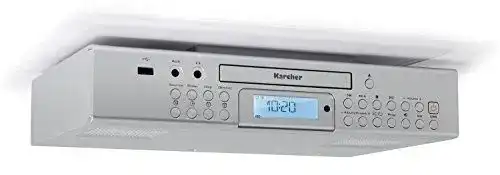 Karcher RA 2050 Küchenradio Unterbauradio mit UKW-Radio und CD-Player