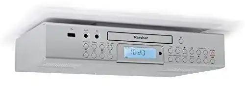 Karcher RA 2050 Küchenradio Unterbauradio mit UKW-Radio und CD-Player
