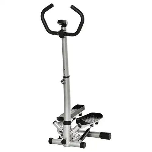 HOMCOM Stepper mit Handgriff für effektives Heimtraining