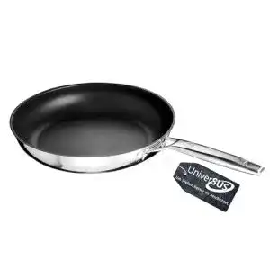 Schulte-Ufer Bratpfanne Astral 28 cm aus Edelstahl mit UniverSUS-Oberfläche