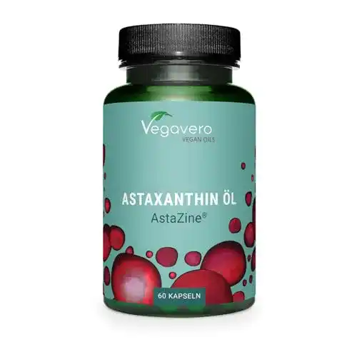 Astaxanthin Vegavero hochdosiert mit AstaZine für vegane Ernährung