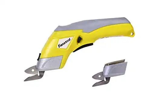 Universalschneider Fanztool Akku Schere für Leder und Teppich