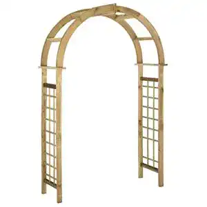 Rosenbogen aus Holz für Garten und Eingangsbereich