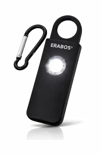 Erabos Taschenalarm T1000 mit Stroboskop-LED und lautem Alarm