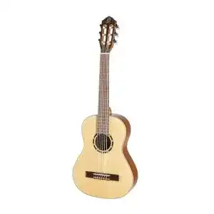 Linkshänder-Gitarre Ortega Guitars Konzertgitarre 1/2 für Kinder