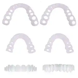 Zahnblende Yunzen – 2 Paar Prothesenzähne, kosmetische Veneers