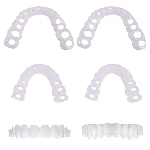 Zahnblende Yunzen – 2 Paar Prothesenzähne, kosmetische Veneers