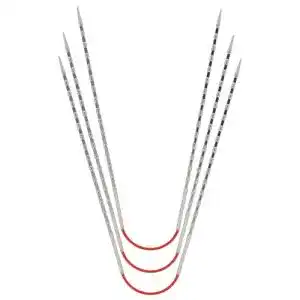 Addi Stricknadelspiel AD7702030-02.50, 2.5 mm, Silber, 3 Stück