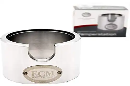 Tamperstation ECM 89420 aus Aluminium in Silber