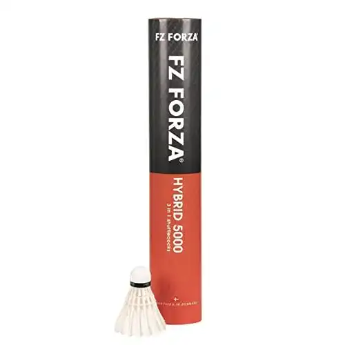 Forza Hybrid 5000 Badmintonball aus Naturfedern und Nylon