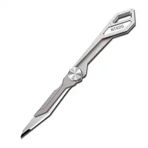 Titan-Messer Nitecore NTK05 Ultra kompaktes Titan-Schlüsselanhänger-Messer