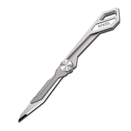 Titan-Messer Nitecore NTK05 Ultra kompaktes Titan-Schlüsselanhänger-Messer