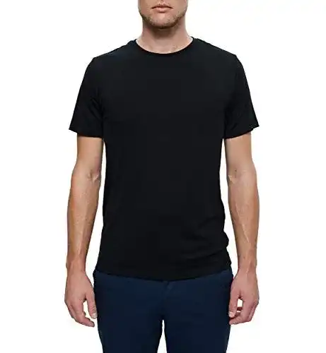 Herren Merino T-Shirt Woolday aus 100% Merinowolle mit Rundhalsausschnitt
